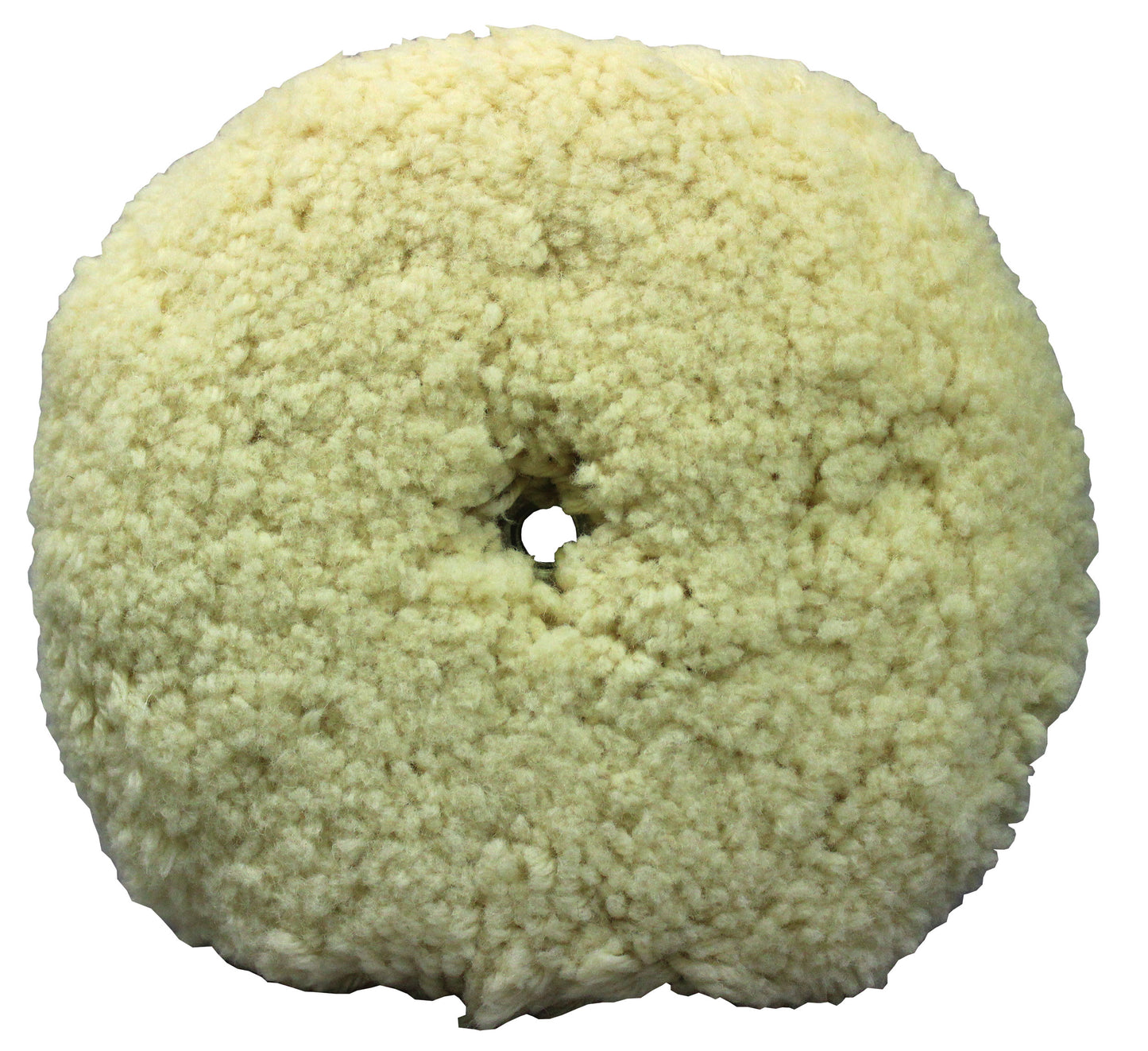 9" White Wool Heavy Cut Buffing Pad